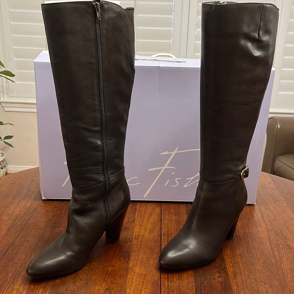 Marc Fisher-Shayna 8.5- Knee High Heeled Boot